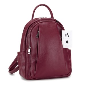 Rucsac dama piele naturala DiAmanti Napoli Bordo